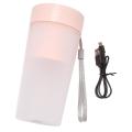 4-blades Fruit Juice Mixer Usb Rechargeable Ice Smoothie Maker (pink)