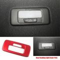 Car Rear Reading Lamp Shade Roof Lamp Decorative Cover Red