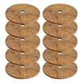 10 Pcs 11.8inch Coco Coir Fiber Tree Ring Protector Mat,for Plant