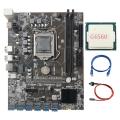 B250c Mining Motherboard with G4560 Cpu+switch Cable+rj45 Cable