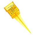 10 Pcs 1.5 Inch Rain Gauge, Sprinkler Gauge, Wide Mouth, Yellow