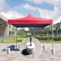 4x Outdoors Gazebo Tent Weight Feet Drum Fill with Water White