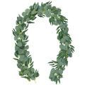 5-pack 6.5 Feet Artificial Eucalyptus with Garland Fake Vine Plant