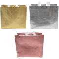 12 Pcs Gift Bags Christmas Shopping Tote Bag Present Bags(3 Colors)