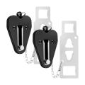 2 Pcs Latch Lock Metal Anti Theft Security Lock Travel Door Stopper A