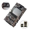 Btc Mining Motherboard V1.0 Lga 2011 Ddr3 Supports 32g with 8g Memory