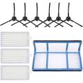 Filter Side Brushes Replacement Parts Set for Ilife V3 V3s V5 V5s