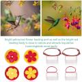 Bird Feeder Set with 2 Pcs Humming Bird Feeders Ring