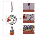 7 Chakra Stones Healing Crystal Hanging Jewelry Suitable for Car C