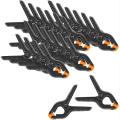 24x Spring Clamps, Plastic Glue Clamps for Universal Use In The Home