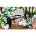 167 Pcs Green Garland Latex Balloon Arch,for Safari Jungle Party