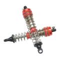 2pcs Front Rear Shock Absorber Fit for Xlh 9115 S911 9116 S916,red