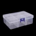 6 Removable Plastic Storage Box Jewelry/earring/tools Container