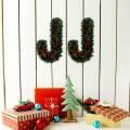 2 Pack Candy Cane Shaped Wire Wreath Frame 12 Inch Wreath Frame