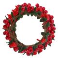 6pcs Christmas Candle Rings Wreaths for Wedding Or Table Decoration