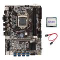 B75 Mining Motherboard+g530 Cpu+sata Cable Support Btc Motherboard
