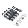 For Wpl C14 C24 C24-1 1/16 Rc Pull Rod Mount Seat Shock Set ,silver