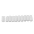 10pcs Ceramic Tube Sleeves and 10pcs Metal Head Connector Adapters