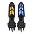 Led Signal Light Daytime Running Lights Double Flowing Yellow+blue