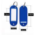 Key Tags, with Label Window Id Name and Split Ring Key Ring Keychain
