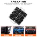 Car Push Retainer Clips Plastic Bumper Rivets 675pcs 16 Sizes