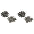 200 Sets 6mm Round Iron Rivets Rapidest Studs for Riveting --silver