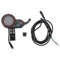 Njax-t Lcd Acceleration Instrument for Electric Scooter 36v / 48v,c
