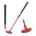 3-section Retractable Golf Putter for Left & Right Handed, Red