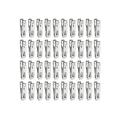 50 Pcs Stainless Steel Clothespins for Clothes Food Sealing Photos