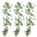 3 Pack (16.8ft) Artificial Willow Leaves Garland String for Indoor