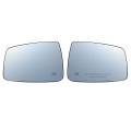 Car Front Left Right Heated Side Door Wing Rear View Mirror Lens