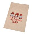 Santa Sacks Christmas Gift Drawstring Canvas Santa Bag Large Santa, A