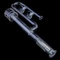 Aquarium Glass with Inflow Horn Outflow for Filter Tube for 12/16mm