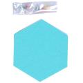 Set Of 6 Hexagon Felt Pin Board Self Adhesive Memo 5.5x5x0.2 Inches