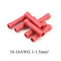 200 Pcs Insulated Straight Wire Butt Splice Terminals Crimp Connector