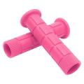 1 Pair Bicycle Handle Set Grips Bmx for Boys and Girls Bikes Pink