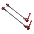 Cansucc Front and Rear Skewers Quick Release Skewer Red