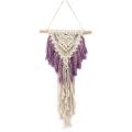 Wall Hanging Art Cotton Tapestry with Tassel for Wedding Decoration