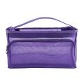 1 Knitting Bag Yarn Storage/portable Tote Crochet 3 Holes (purple)