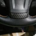 For Subaru Xv 2012-2015 Carbon Fiber Car Steering Wheel Decor Cover