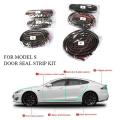 Car Door Seal Strip Kit Soundproof Strip for Tesla Model S