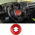 Car Steering Wheel Center Cover for Suzuki Jimny 2019-2022 ,red