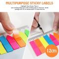 Adhesive Strips, Page Markers,1280 Pcs,sticky Notes, 5 Colors, 8 Sets
