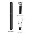 Enhanced Air Pump Wine Bottle Opener Pneumatic Corkscrew Black