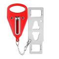 Portable Door Locks for Travel Door Lock Security Devices Red