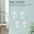 4 Pack Suction Cup Hooks Reusable Utility Hooks