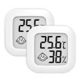 2 Pieces Of Digital Temperature and Hygrometer,for Baby Room,closet