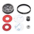 3.17mm Motor Gear Belt Drive Gears for 1/10 Rc Crawler Axial Scx10