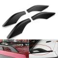 4pcs Black Abs Rack Rail End Cover Shell Protector Fit for Land Rover