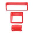 For Jimny 19-22 Car Mirror Adjustment Switch Stickers, Red